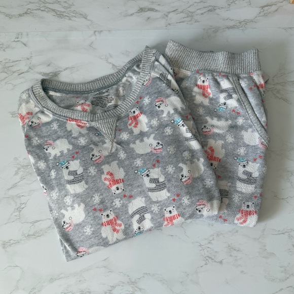 Cuddl Duds Polar Bear Pajama Set - Picture 1 of 7